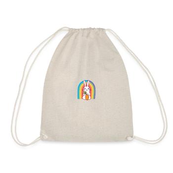 LBTQ+ Rabbit - Drawstring Bag - nature - Front
