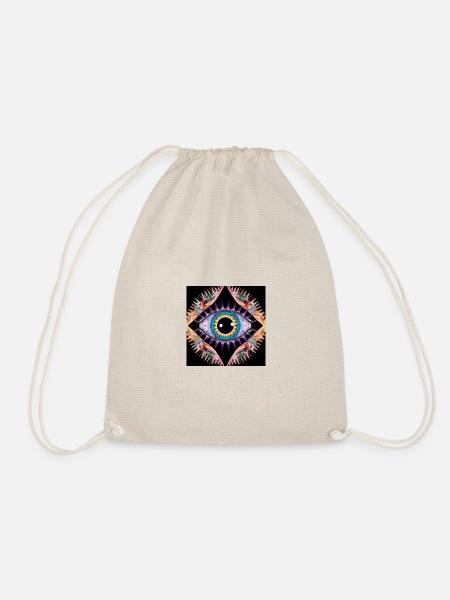Psychedelic Eye - Turnbeutel - Natur