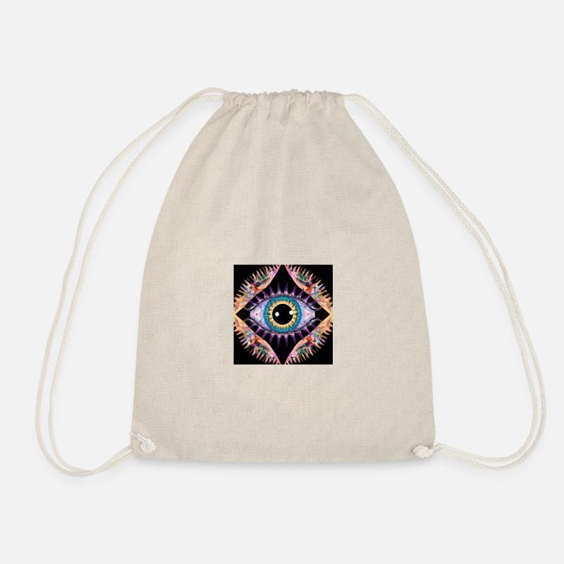 Psychedelic Eye - Turnbeutel - Natur