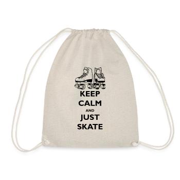 Keep calm : roller - Sac de sport léger - nature - Devant