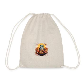 Bol de nourriture pour chat - Sac de sport léger - nature - Devant