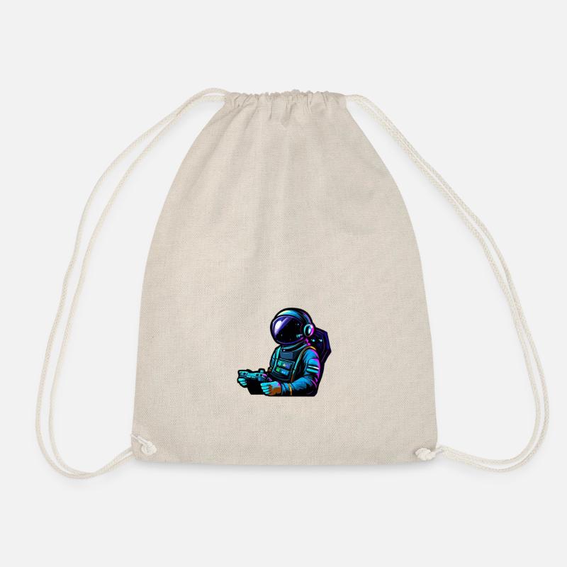 Gamer Astronaut - Turnbeutel - Natur