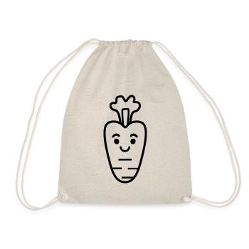 Carotte - Sac de sport léger - nature - Devant