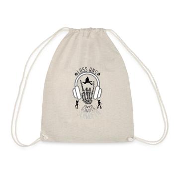Let's Swoon, Dancing Tshirt, Shirt, Fun - Drawstring Bag - nature - Front