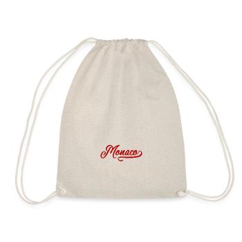 Vintage Monaco - Drawstring Bag - nature - Front
