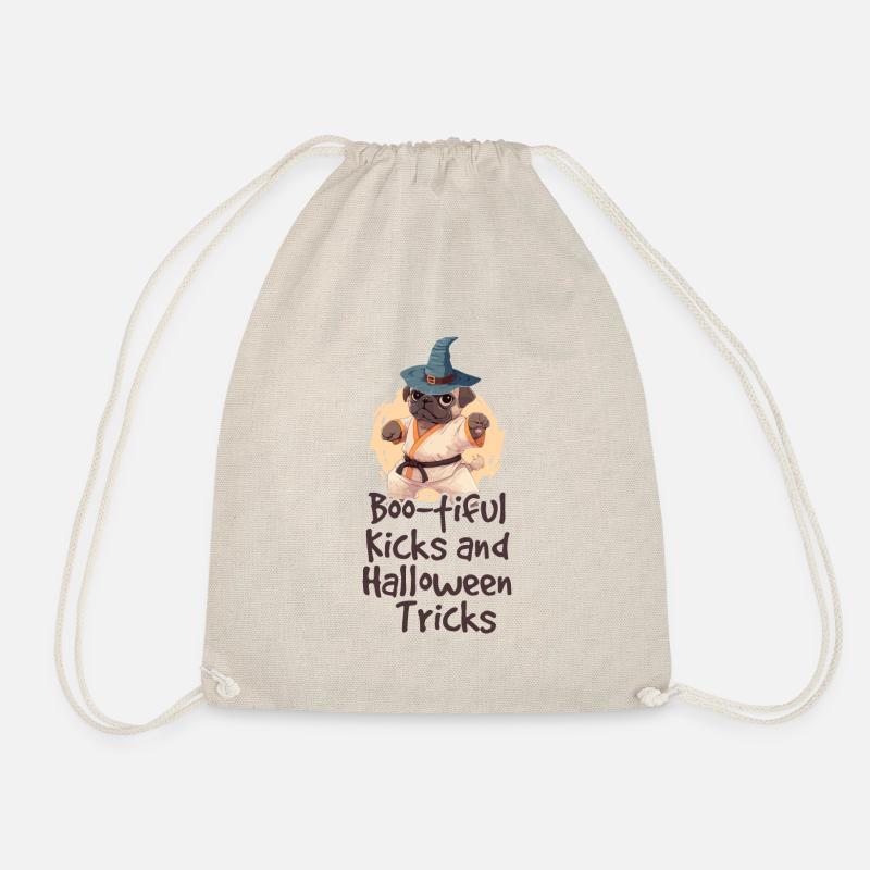 Karate Halloween Boo-tiful Kicks Kickboxen - Turnbeutel - Natur