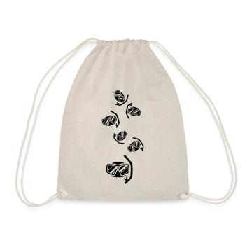 Diving goggles Silhouette - Drawstring Bag - nature - Front