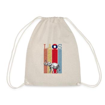 Laos Lao Laotian Flag Elephant Lao I Cadeau - Sac de sport léger - nature - Devant