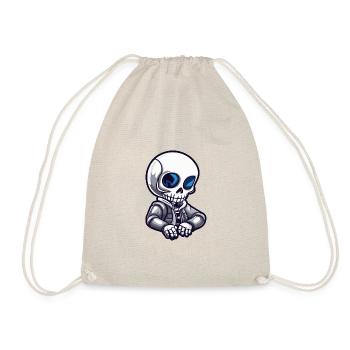 Squelette Halloween - Sac de sport léger - nature - Devant