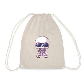 Zombie Halloween Skeleton Cool - Drawstring Bag - nature - Front