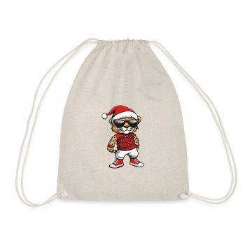 Noël guépard Noël - Sac de sport léger - nature - Devant