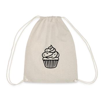 Cupcake - Drawstring Bag - nature - Front
