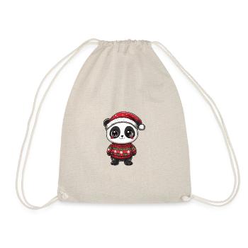 Bande dessinée de Noël Panda - Sac de sport léger - nature - Devant