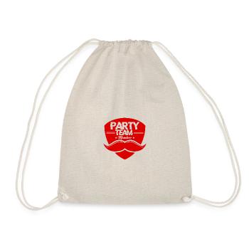 Party Team Member - Turnbeutel - Natur - Vorne