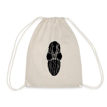 Moth - Drawstring Bag - nature - Front