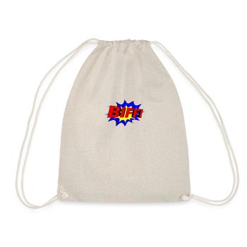 BIFF slogan! - Drawstring Bag - nature - Front