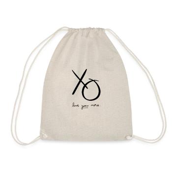 Xoxo Love you More - Turnbeutel - Natur - Vorne