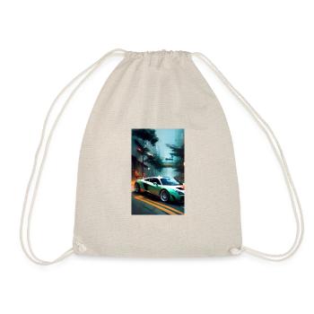 Dark racer 01 - Drawstring Bag - nature - Front