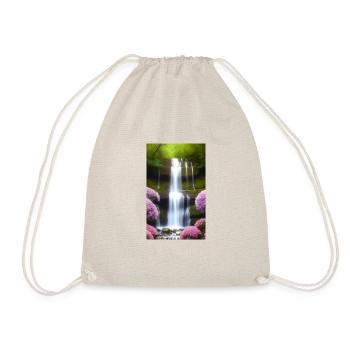 Wasserfall 03 - Turnbeutel - Natur - Vorne