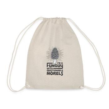 I'm A Funguy With Questionable Morels Gift - Drawstring Bag - nature - Front