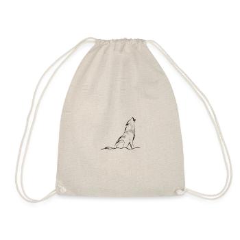 Loup hurlant - Sac de sport léger - nature - Devant