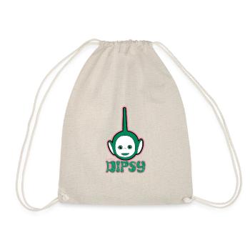 Teletubbies Dipsy Mit Glitzer-Design - Turnbeutel - Natur - Vorne