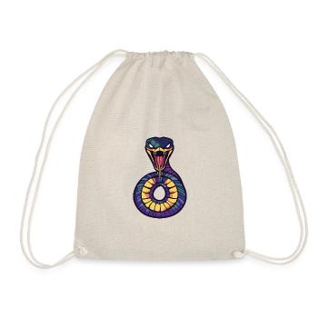 Serpent Cobra Halloween Bande Dessinée - Sac de sport léger - nature - Devant