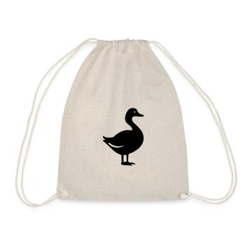 Duck - Drawstring Bag - nature - Front