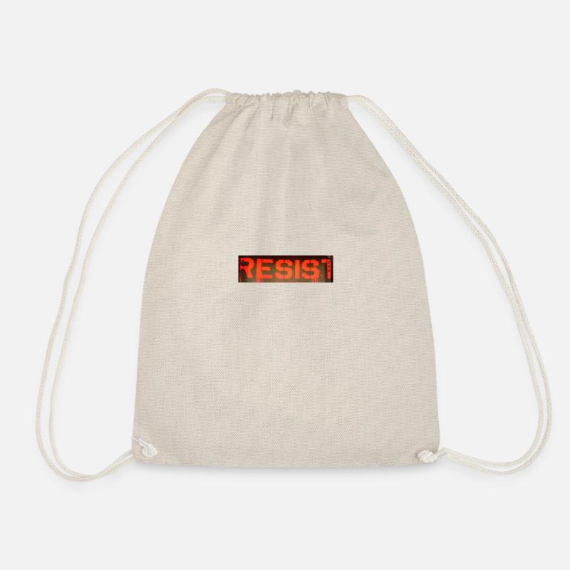 resist - Drawstring Bag - nature