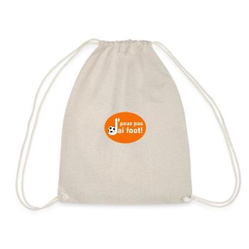J'peux pas J'ai foot - Sac de sport léger - nature - Devant