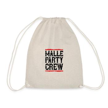 Malle Party Crew - Drawstring Bag - nature - Front