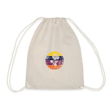 Rose - Drawstring Bag - nature - Front