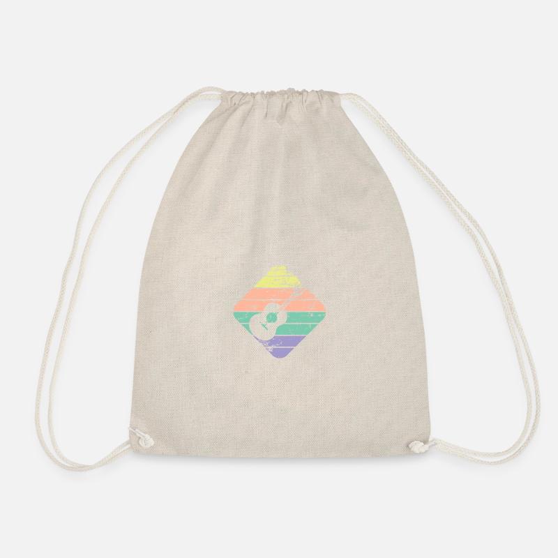 Ukulele - Drawstring Bag - nature