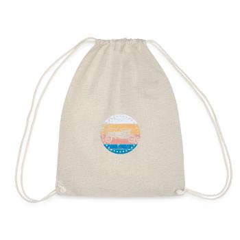 car - Drawstring Bag - nature - Front