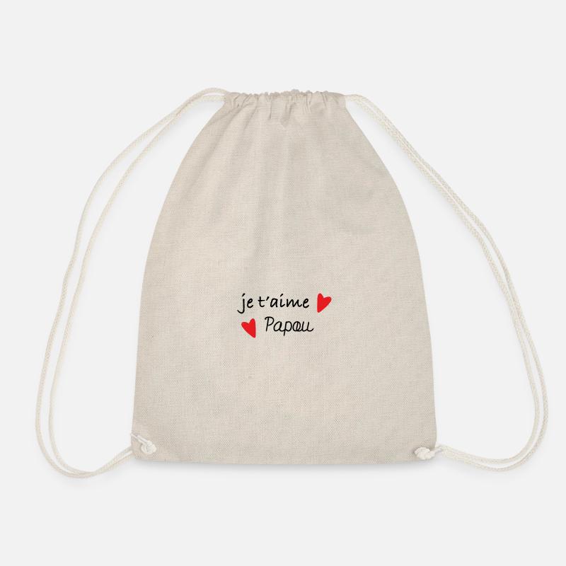 Je t'aime papou - Sac de sport léger - nature
