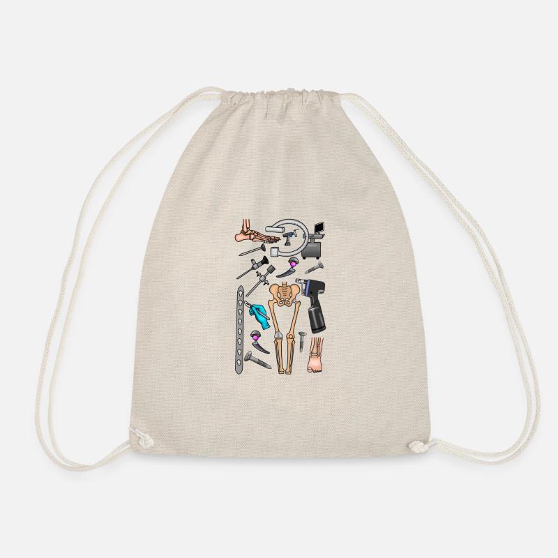 Orthopaedics and Traumatology - Drawstring Bag - nature
