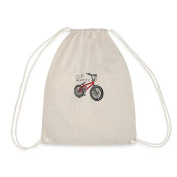 eat sleep bmx old school red - Turnbeutel - Natur - Vorne