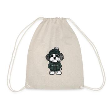 Chien Havanais Hiver - Sac de sport léger - nature - Devant