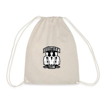 Team Groom Wedding - Drawstring Bag - nature - Front