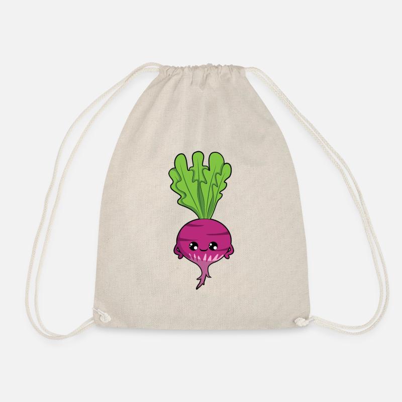 Turnip beet - Drawstring Bag - nature