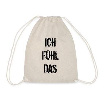 Ich fühl das - Turnbeutel - Natur - Vorne