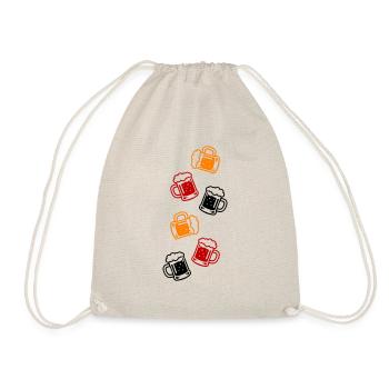 Beer Beer Glass - Drawstring Bag - nature - Front