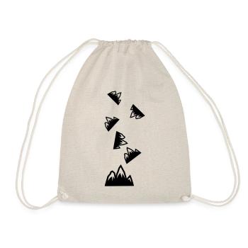 Berge Mountains Silhouette - Drawstring Bag - nature - Front