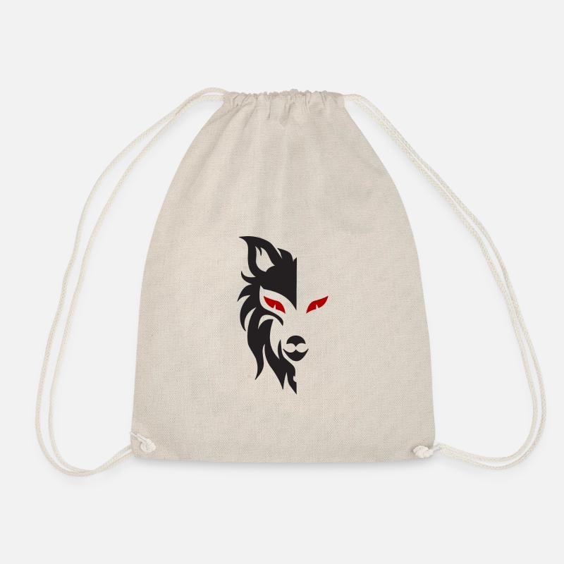 Wolf Logo - Turnbeutel - Natur