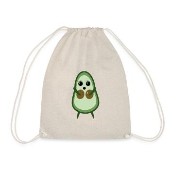Titten Busen Möpse Brüste Avocado - Turnbeutel - Natur - Vorne