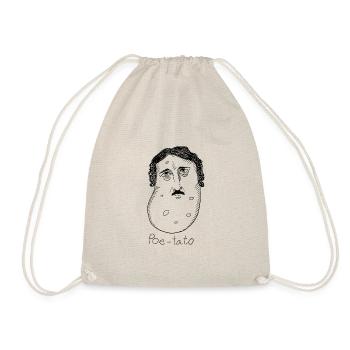 edgar allan poe poetato pun - Drawstring Bag - nature - Front