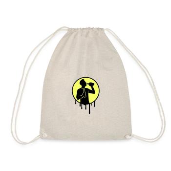 Booze Party Man - Drawstring Bag - nature - Front