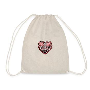 Celtic Fairy Heart - Drawstring Bag - nature - Front