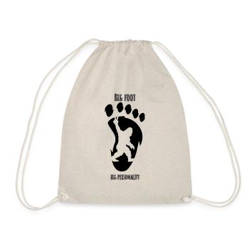 Big foot big personality - Drawstring Bag - nature - Front