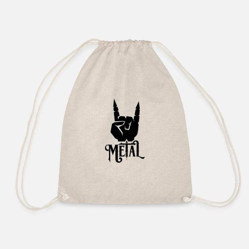 Metall - Turnbeutel - Natur